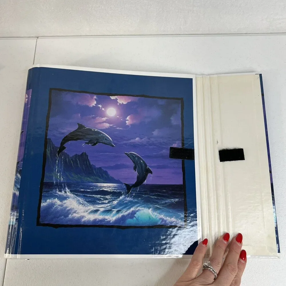 Vintage‎ Dolphins Stuart Hall 3 Ring Binder Notebook 1996 Super RARE OOAK